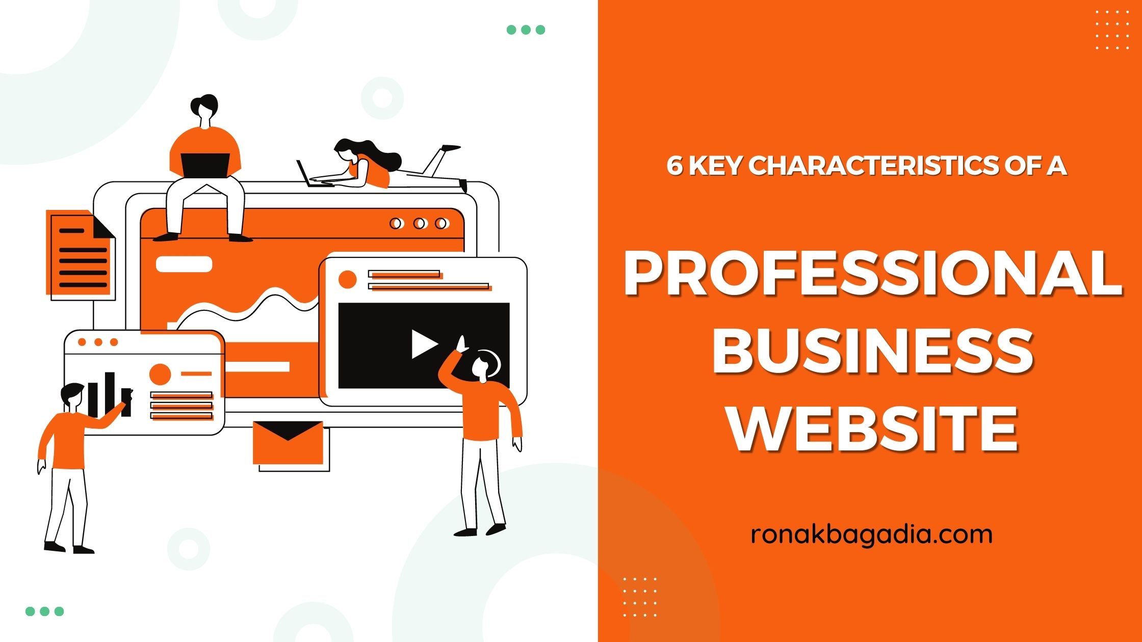 6 key characteristics professional business website